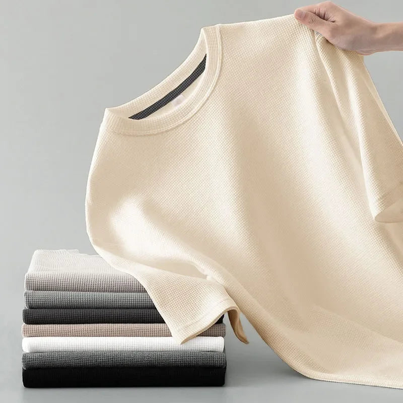 Brennan Waffle Knit Tee