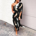 Lidia | One-Shoulder Floral Maxi Dress