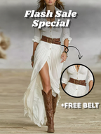 Coleen | Chic Maxi Dress Including Belt