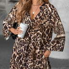 Amara | Leopard Boho Dress